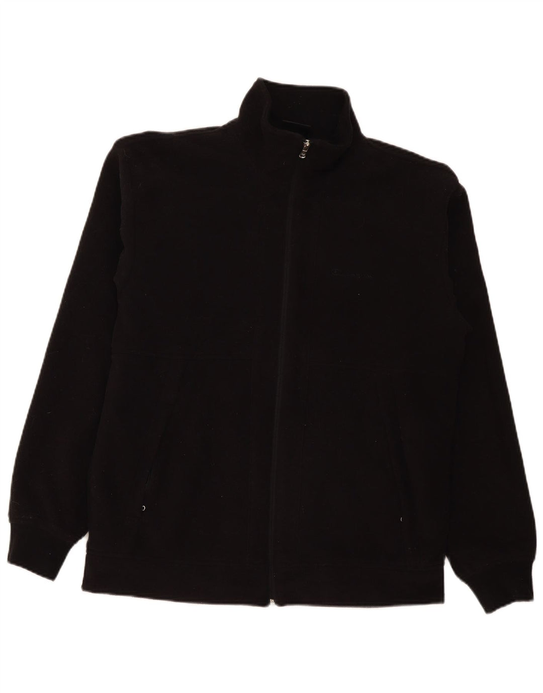 Champion Herren Fleecejacke UK 40 Large Schwarz Polyester