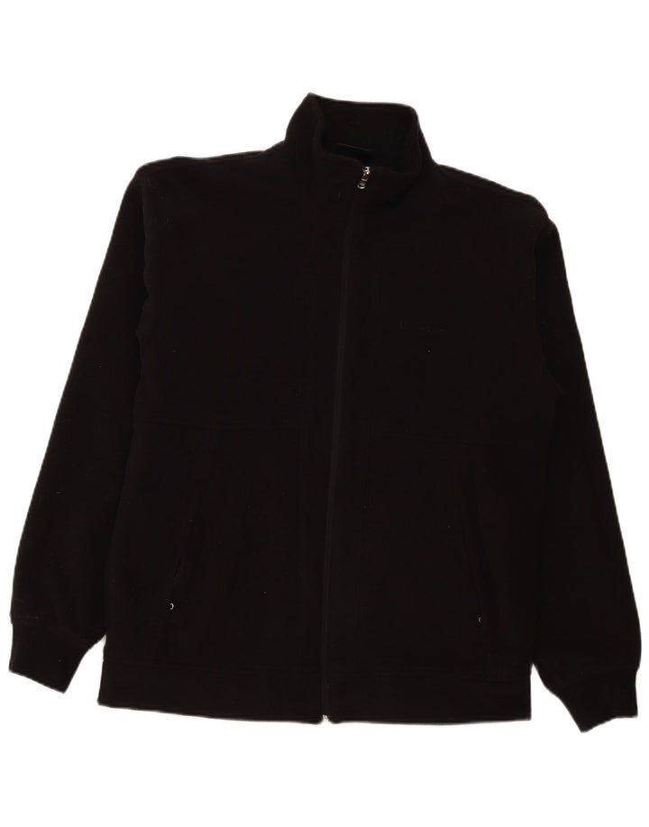 Champion Herren Fleecejacke UK 40 Large Schwarz Polyester
