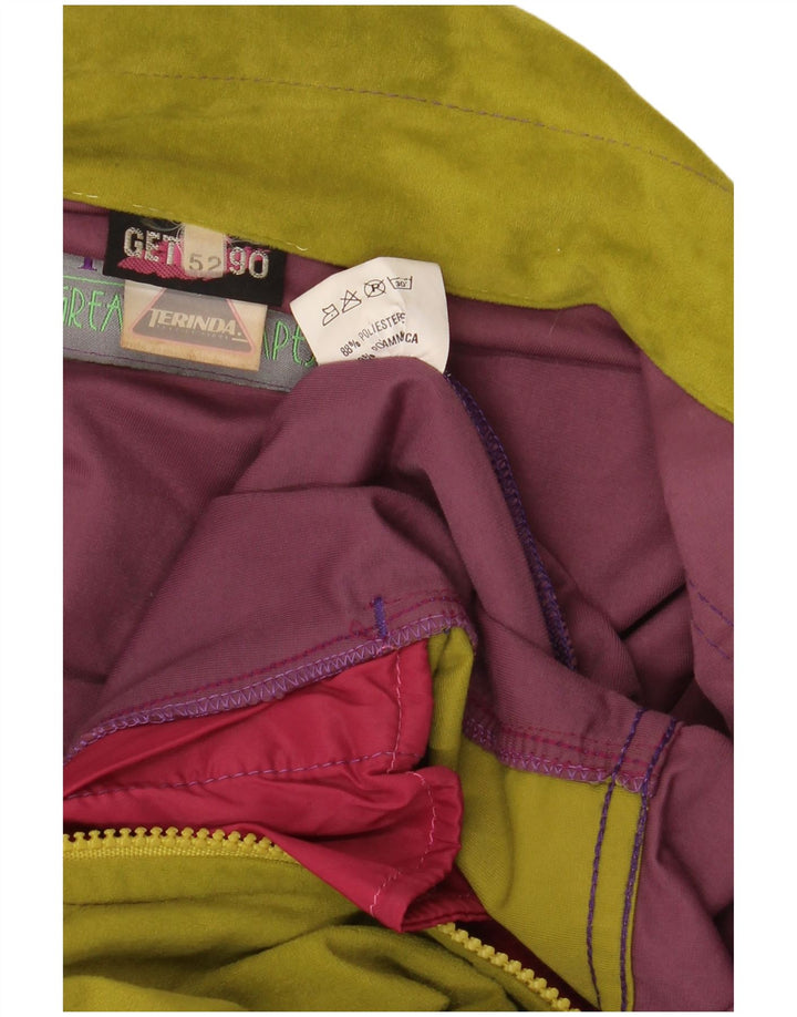 GREAT ESCAPES Herren-Trainingsanzug-Oberteil, Jacke, IT 52, Größe L, Lila, Farbblock