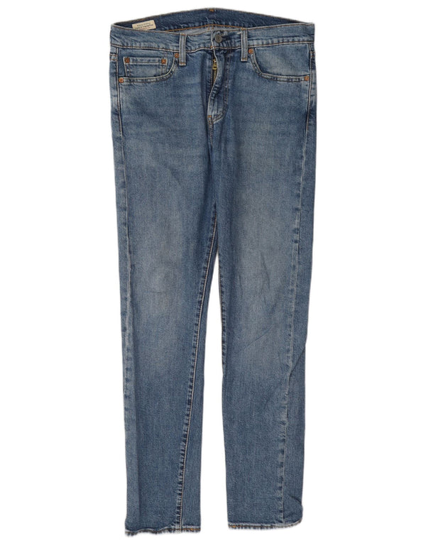 Levi's Damen 510 Skinny Jeans W32 L32 Blaue Baumwolle