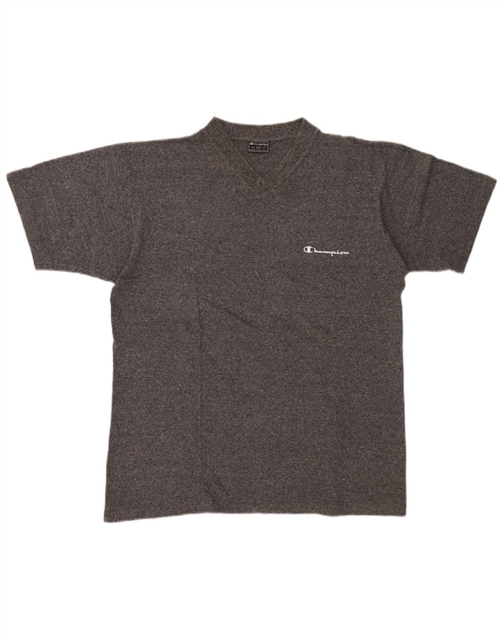 Champion Herren T-Shirt Top XL Grau gefleckte Baumwolle