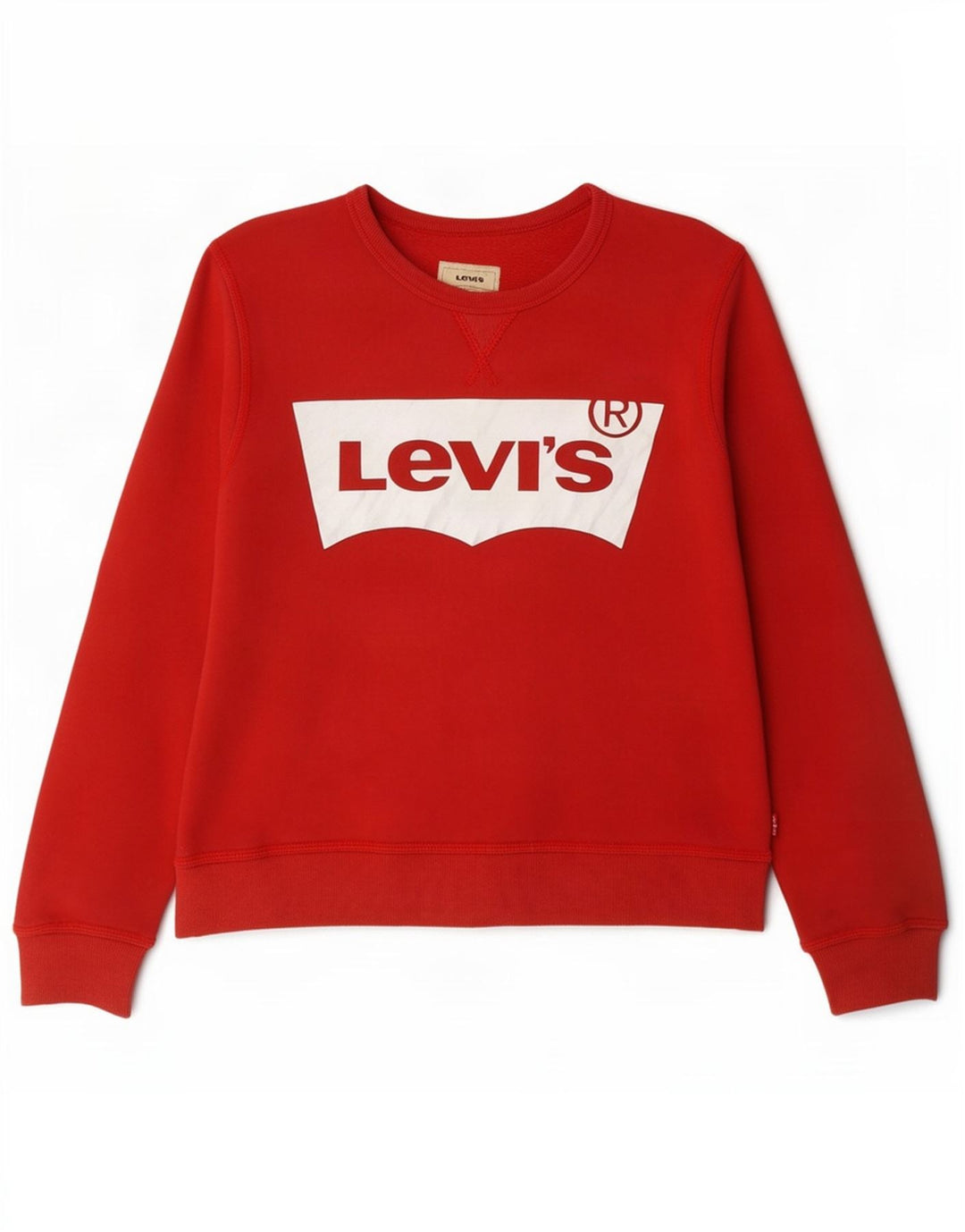 Levi's Jungen-Pullover mit grafischem Kapuzenpullover, 11–12 Jahre, Rot