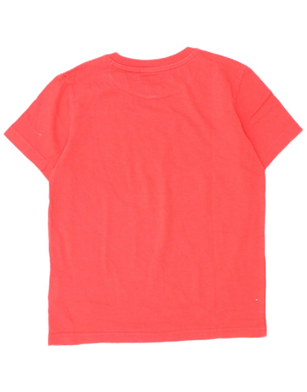 Puma Jungen T-Shirt mit Grafik, 9–10 Jahre, rote Baumwolle