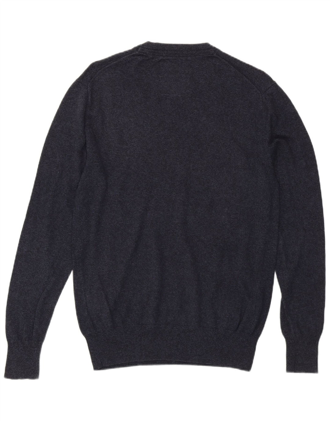 SUPERDRY Herren-Pullover mit Rundhalsausschnitt, mittelmarineblaue Baumwolle
