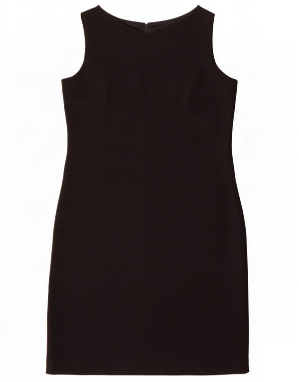 Windsmoor Damen Ärmelloses Etuikleid UK 18 XL Schwarz Polyester