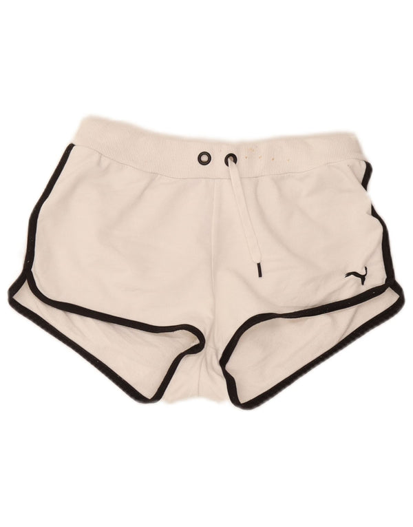 Puma Damen Sportshorts UK 10 Small Weiß