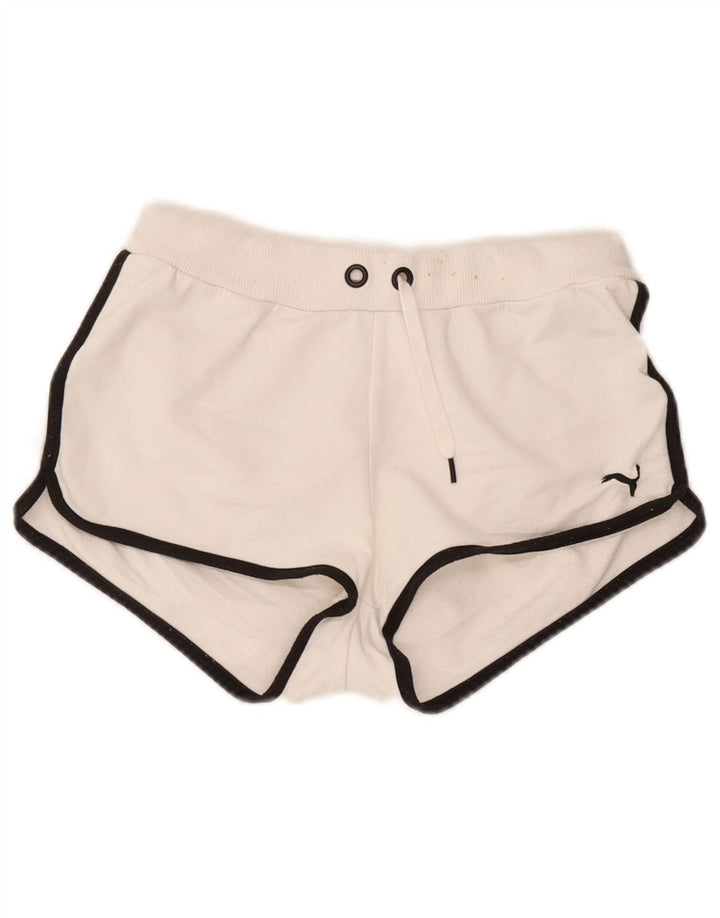 Puma Damen Sportshorts UK 10 Small Weiß