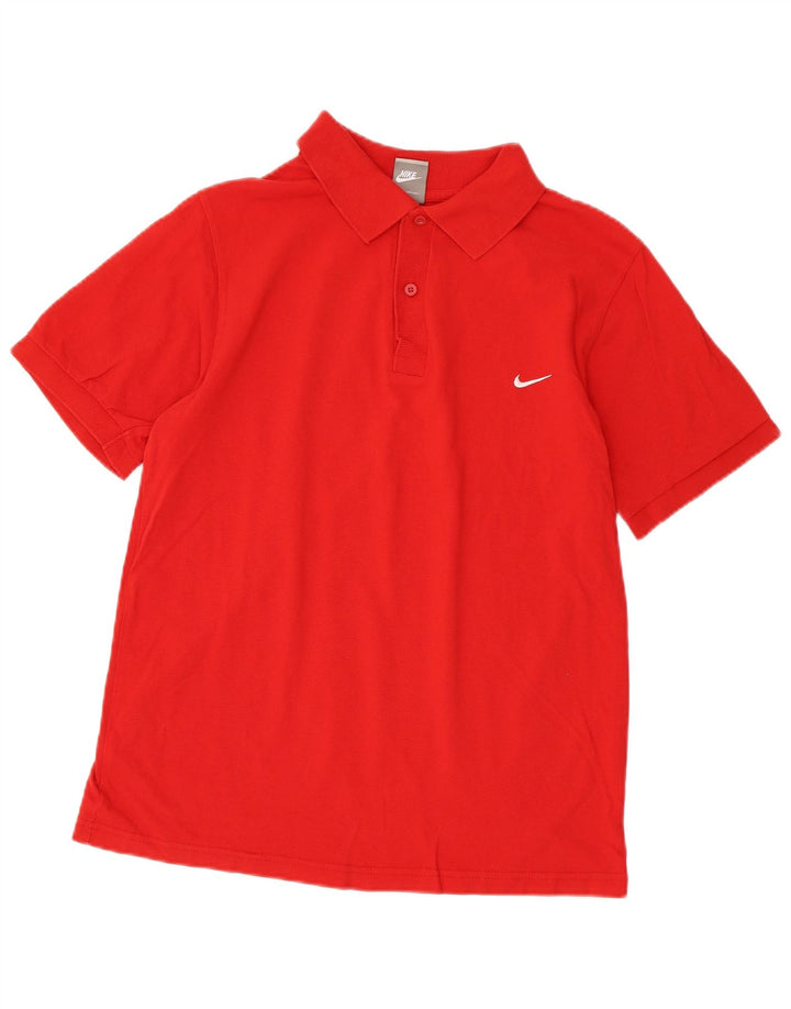Nike Herren Poloshirt UK 42/44 Large Rot