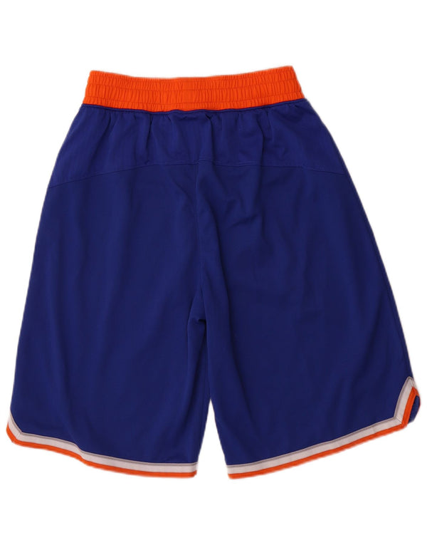 Adidas New York Knicks Sportshorts für Herren, Größe S, blau, Farbblock-Polyester