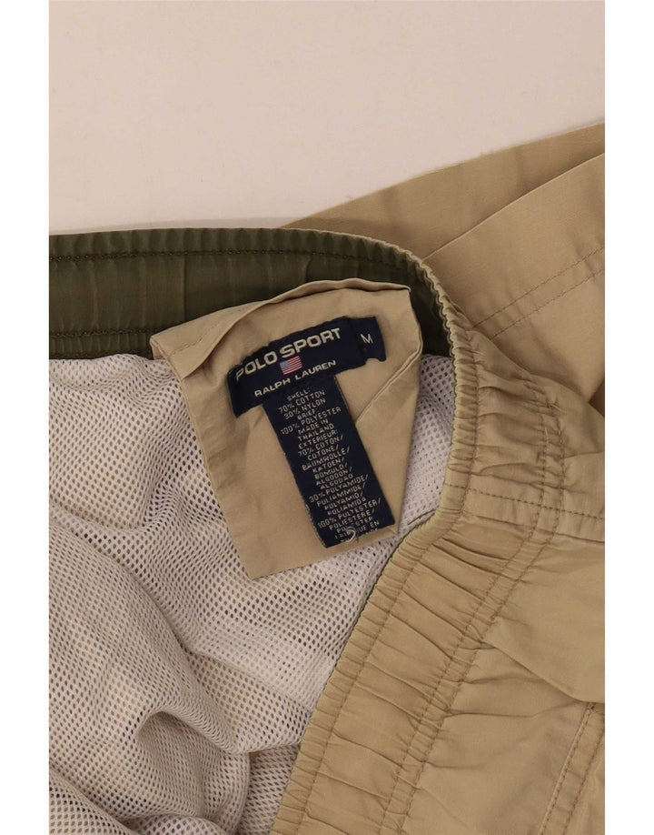 Polo Ralph Lauren Herren-Badeshorts aus mittlerer Khaki-Baumwolle