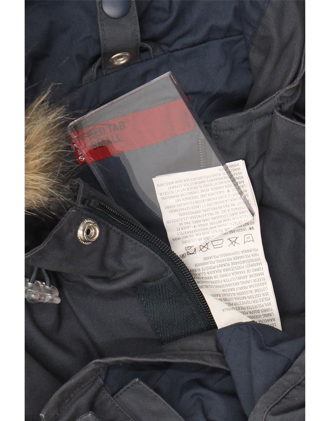 Levi's Herren-Parka mit Kapuze, UK 36, Größe S, Marineblau, Baumwolle