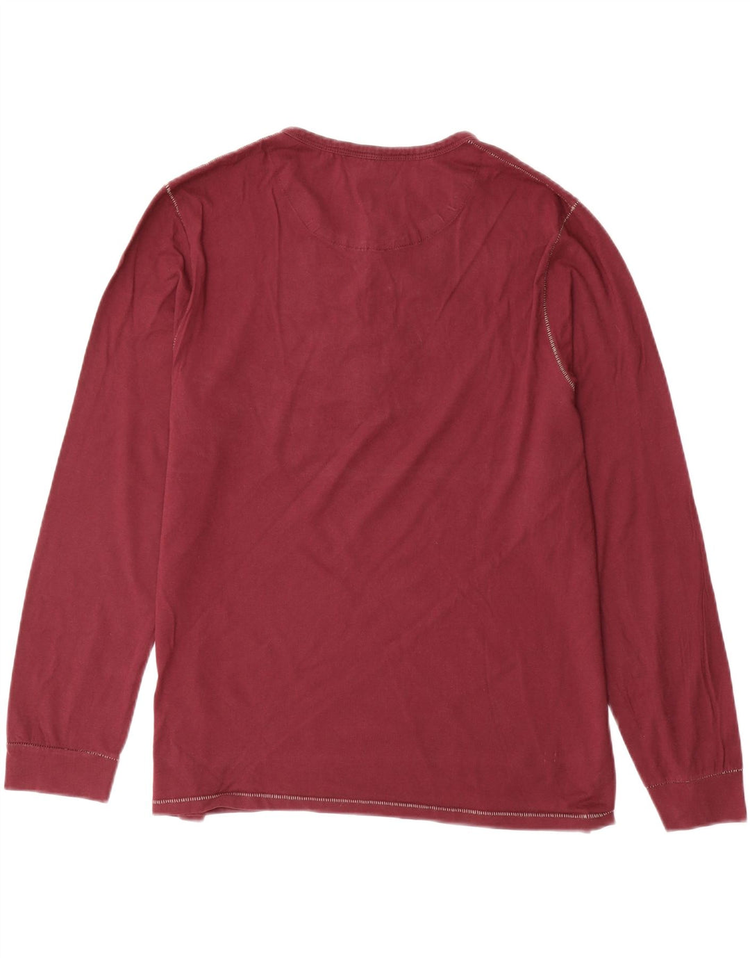 Ted Baker Damen-Top mit langen Ärmeln, Größe 5, XL, kastanienbraune Baumwolle
