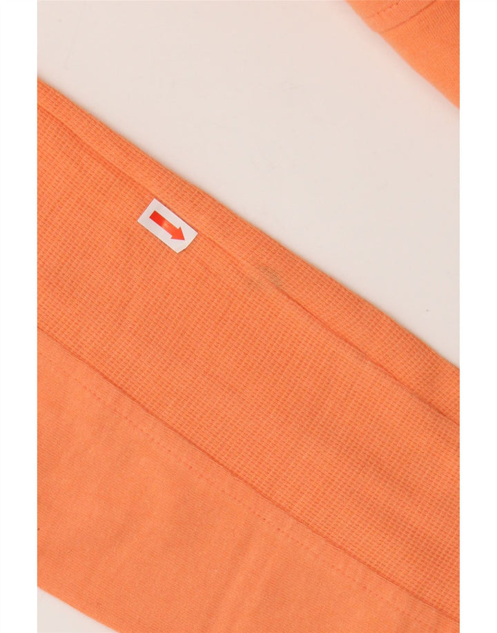 CHAMPION Damen-Trainingsanzug-Top-Jacke UK 18 XL Orange Baumwolle