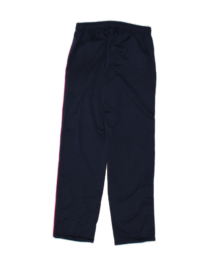 ASICS Womens Tracksuit Trousers UK 8 Small Navy Blue Polyester Vintage Asics and Second-Hand Asics from Messina Hembry 