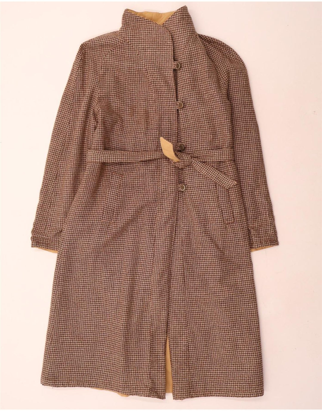 Vintage Damen Wendemantel IT 42 Mittelbeige