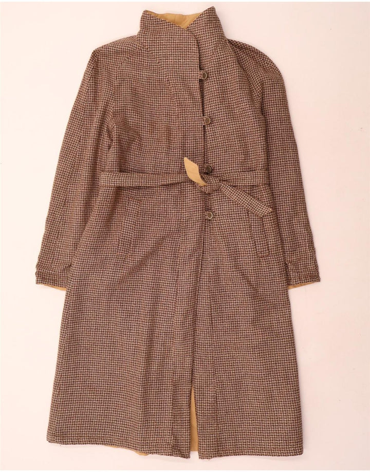 Vintage Damen Wendemantel IT 42 Mittelbeige