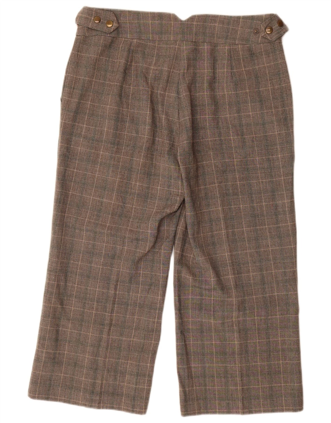 Marks & Spencer Damen Caprihose UK 12 Medium W30 L23 Grau kariert