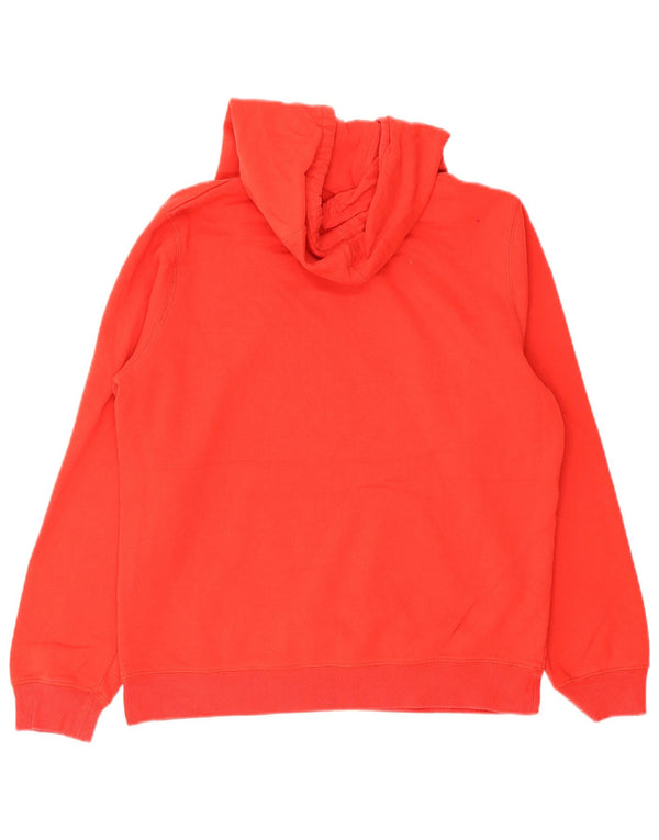 Champion Womens Graphic Hoodie Pullover UK 18 XL Rote Baumwolle