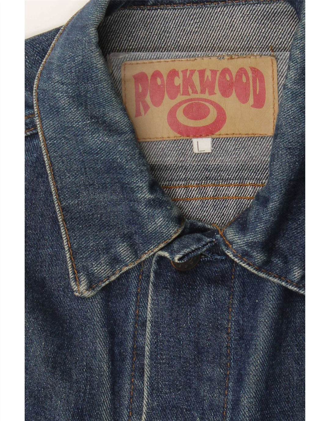 Vintage Herren Jeansjacke UK 40 Large Marineblau
