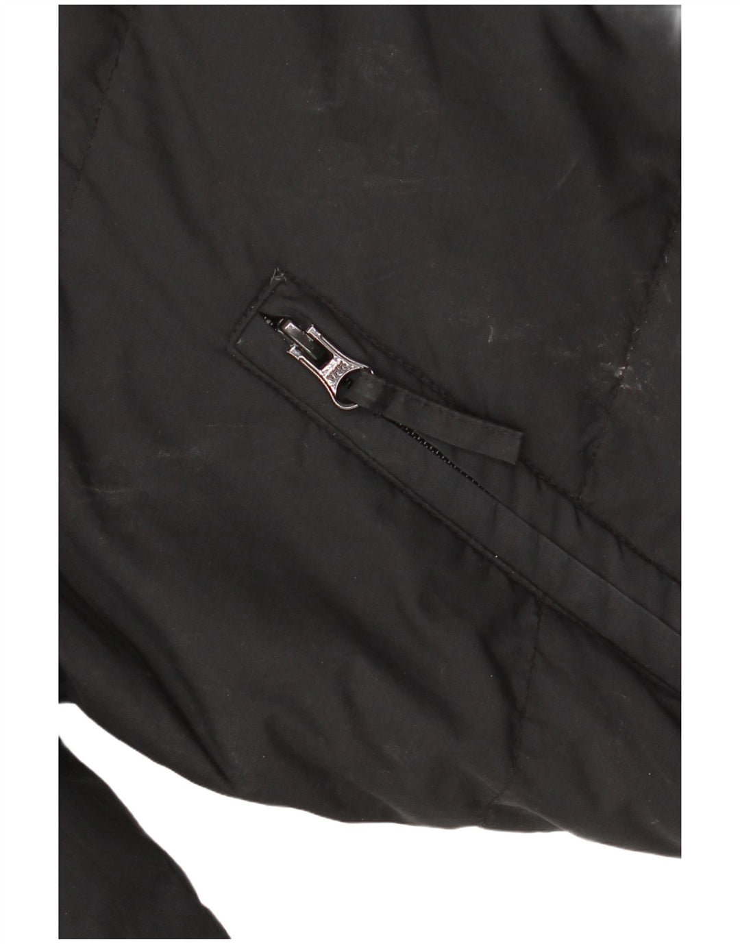 ADIDAS Damen Übergroße, gepolsterte Kapuzenjacke, UK 10, Small, Schwarz, Polyester