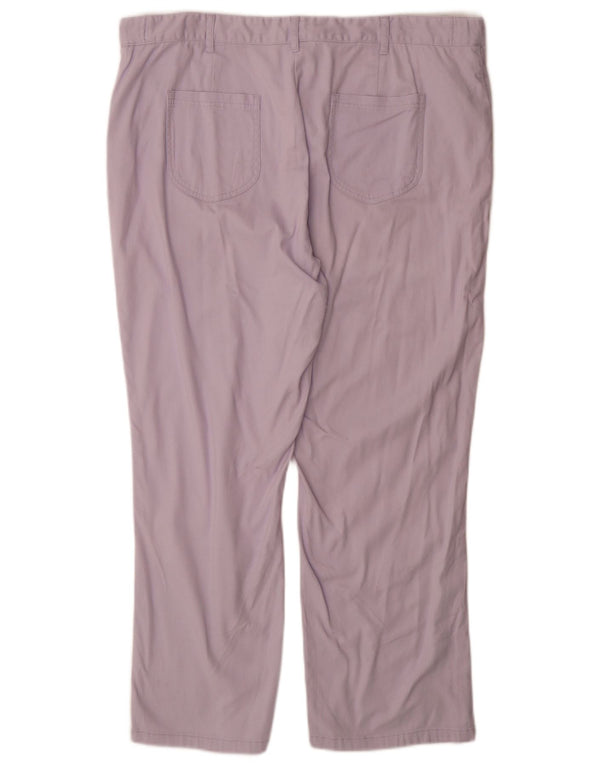 COTTON TRADERS Gerade Chino-Hose für Damen, UK 22, 3XL, W40, L30, Lila