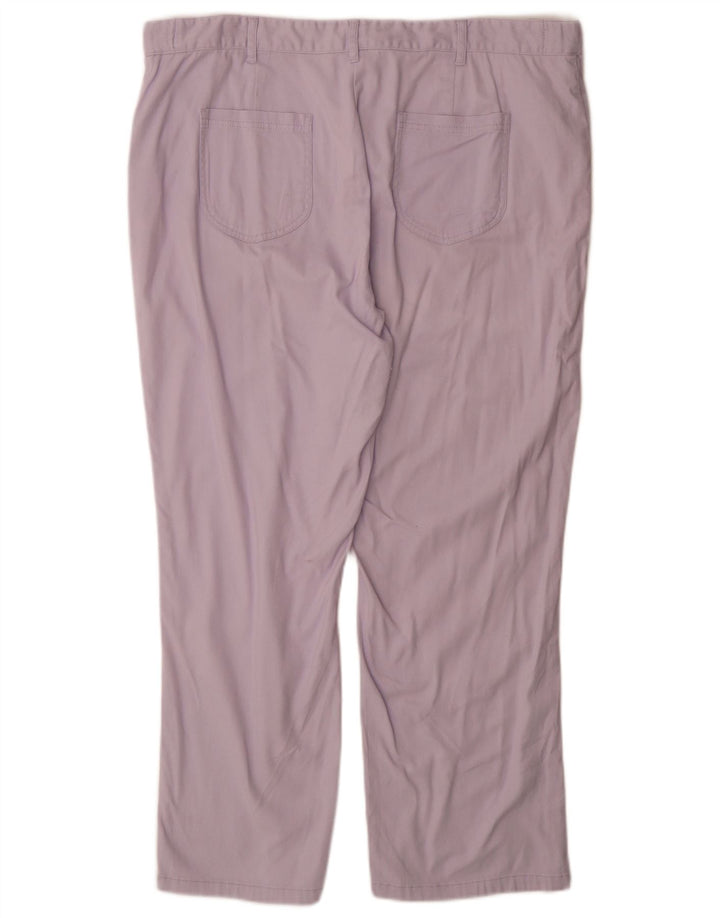 COTTON TRADERS Gerade Chino-Hose für Damen, UK 22, 3XL, W40, L30, Lila