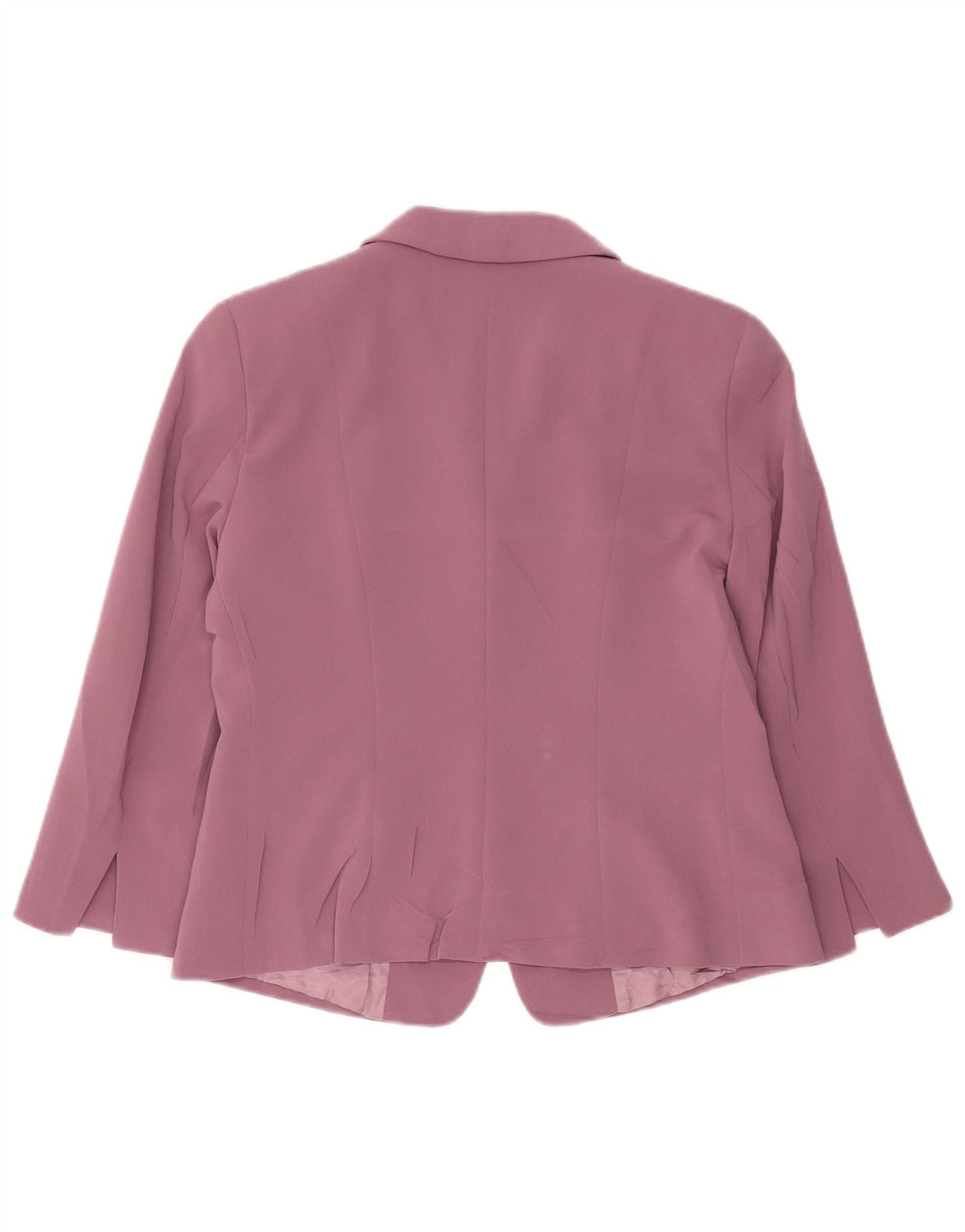 Max Mara Damen-Blazer mit 2 Knöpfen und 3/4-Ärmeln, Gr. 16, Rosa