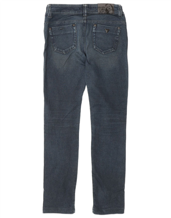 Guess Damen Slim Jeans W25 L28 Blaue Baumwolle