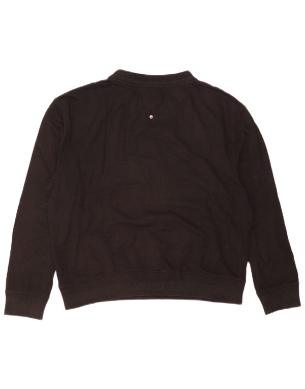 Mistral Mens Graphic Sweatshirt Jumper Large Black Cotton