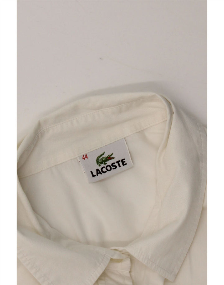 Lacoste Damen-Hemd, Größe 44, groß, weiß