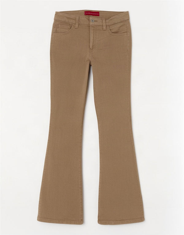Levi's Damen-Stretch-Flare-Cordhose, US 5, M, W30, L30, Beige
