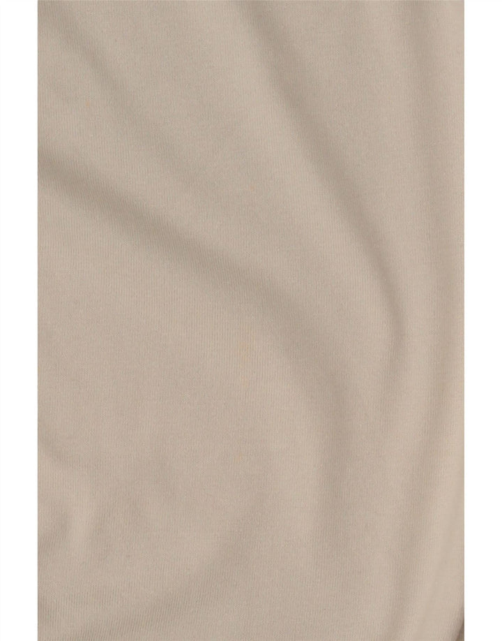 Champion Herren-Top, langärmelig, XL, cremefarbene Baumwolle