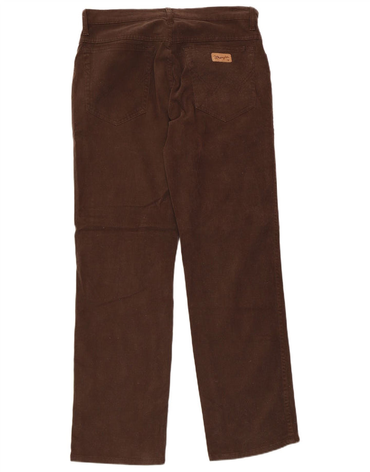 WRANGLER Gerade Freizeithose für Herren, W32, L30, braune Baumwolle