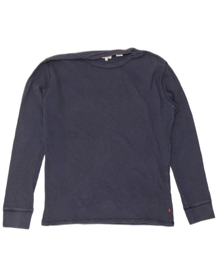 Levi's Herren-Oberteil, langärmelig, Größe S, Marineblau