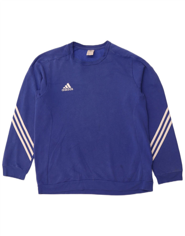 ADIDAS Herren Sweatshirt Pullover XL Blau Baumwolle