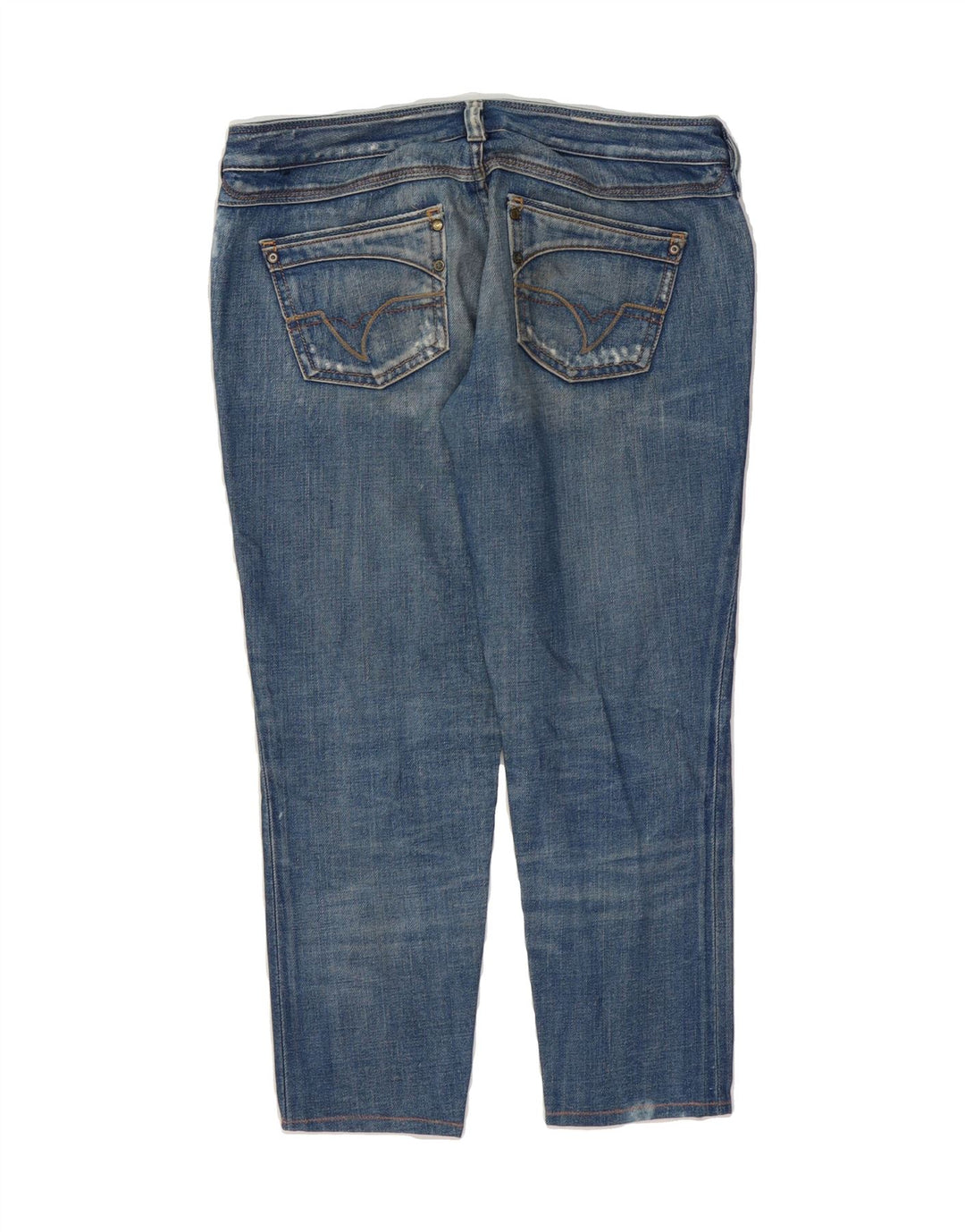 DIESEL Womens Cropped Jeans W28 L23 Blue Cotton Vintage Diesel and Second-Hand Diesel from Messina Hembry 