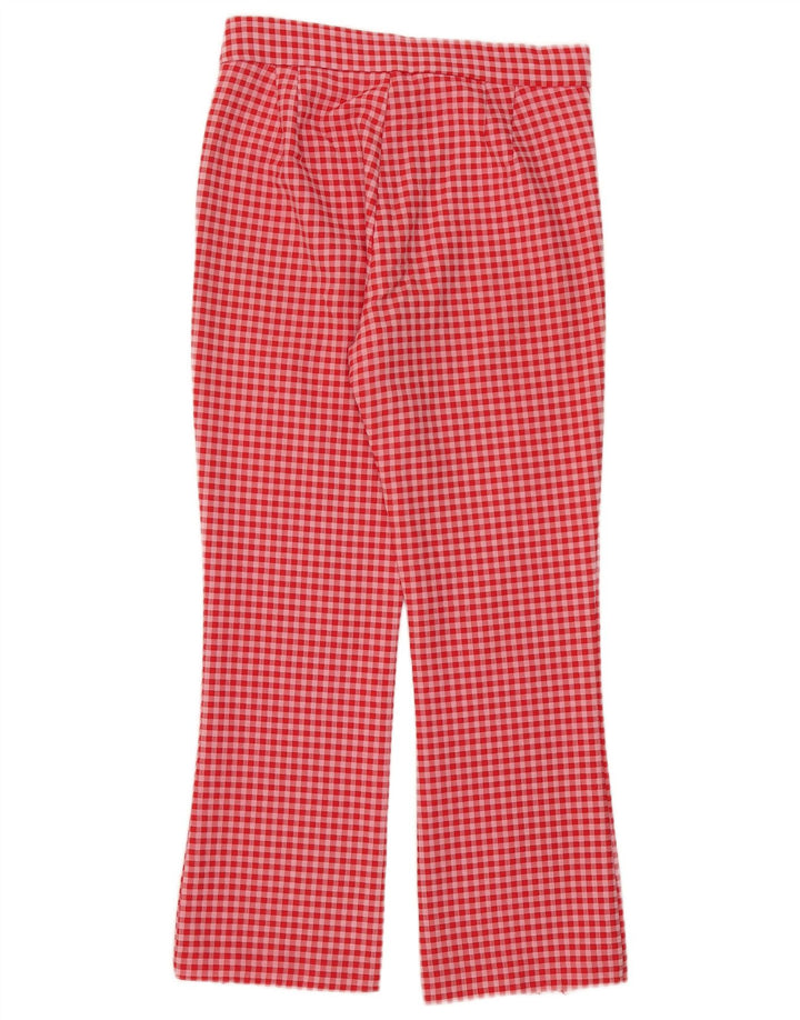 Kurze Hose von Zara für Damen, mittelgroß, W28, L25, roter Gingham