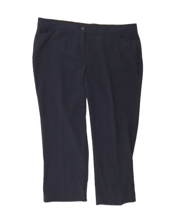 Marks & Spencer Damen Freizeithose UK 24 4XL W48 L32 Marineblau
