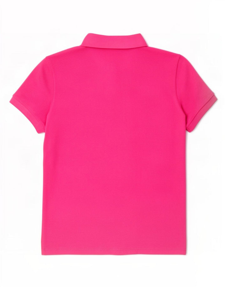 Lacoste Damen Poloshirt EU 38 Mittelrosa Baumwolle