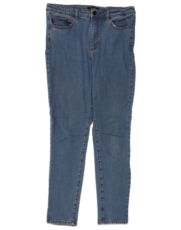 Marks & Spencer Damen Skinny Jeans UK 12 Medium W30 L27 Schwarzes Lyocell