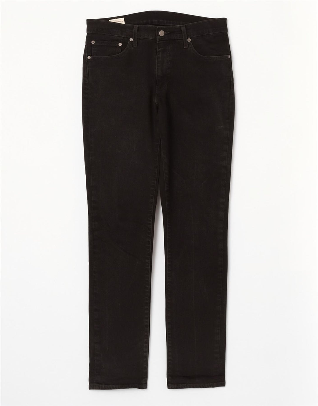 Levi's Herren 511 Slim Jeans W32 L34 Schwarze Baumwolle