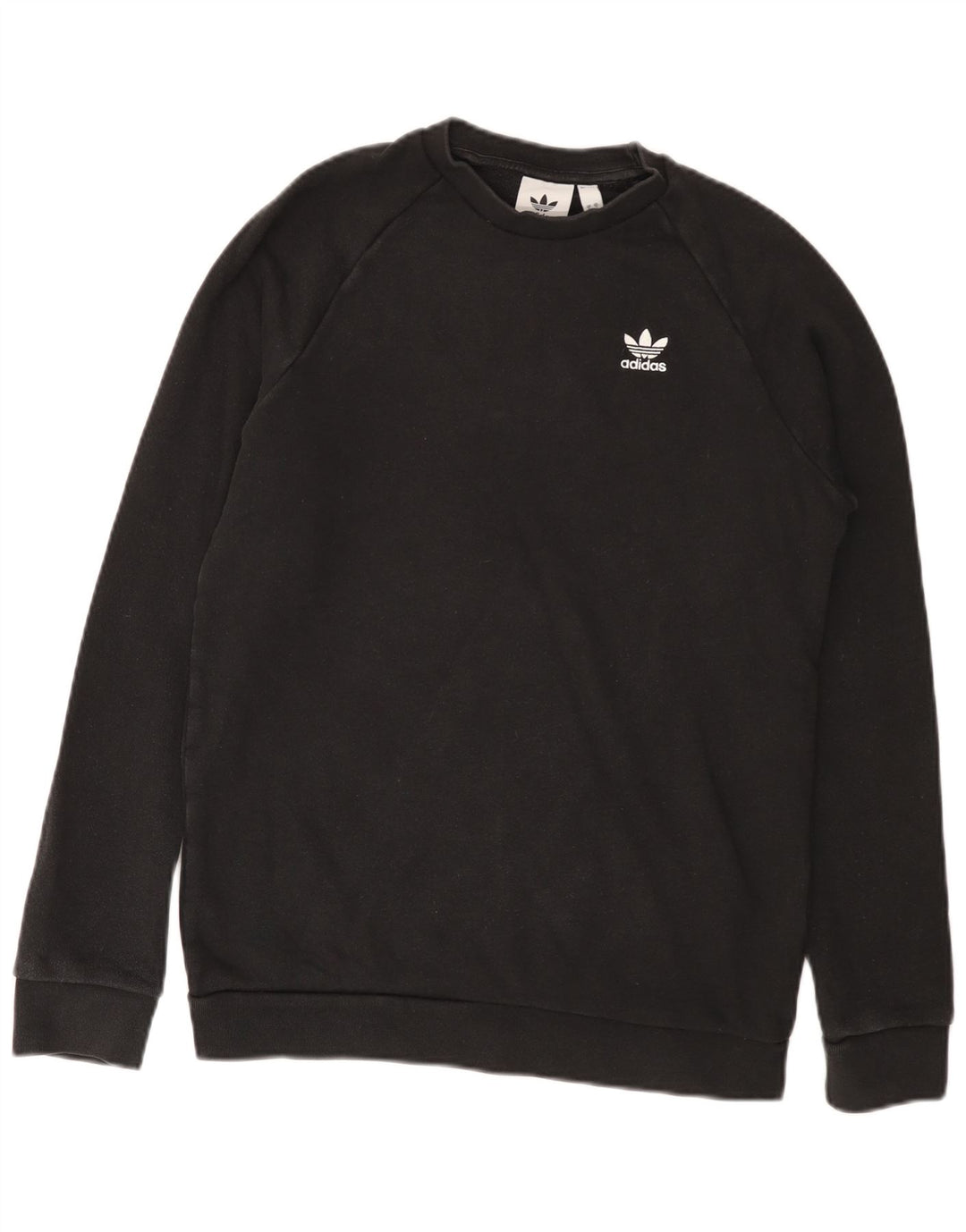 Adidas Herren Sweatshirt Pullover Small Schwarz Baumwolle