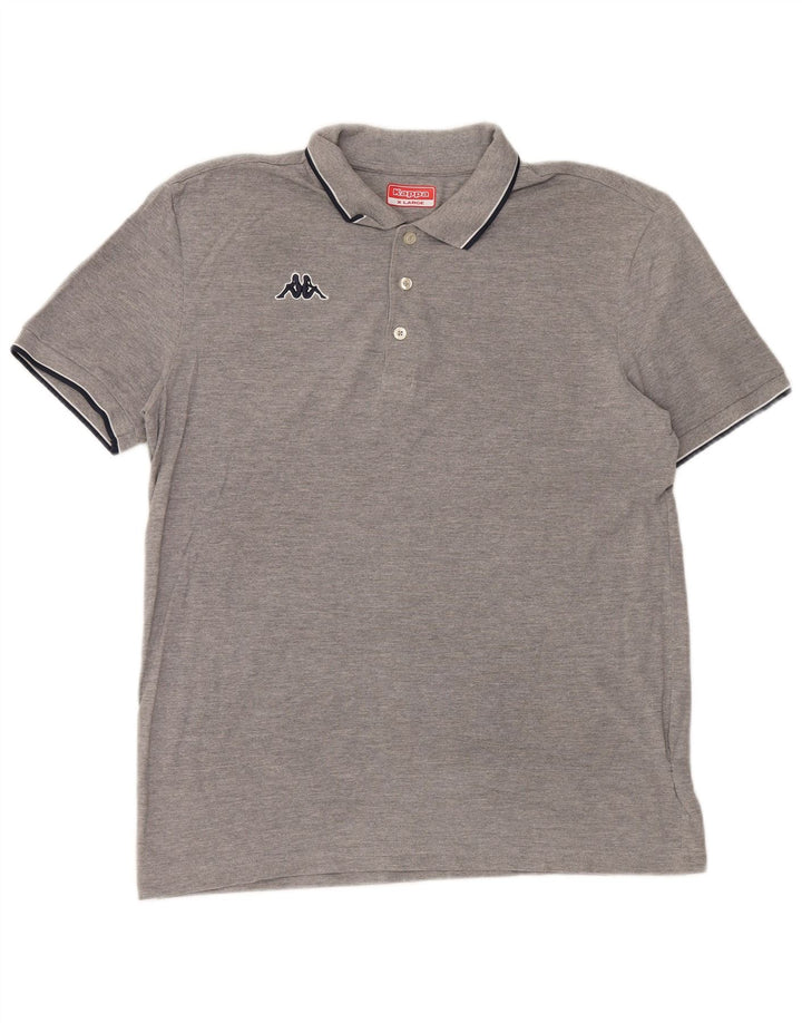 Kappa Herren Poloshirt XL Grau
