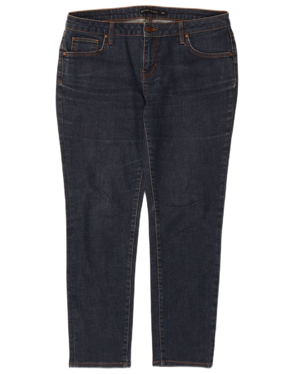 Zara Damen Slim Jeans EU 46 2XL W36 L28 Marineblau