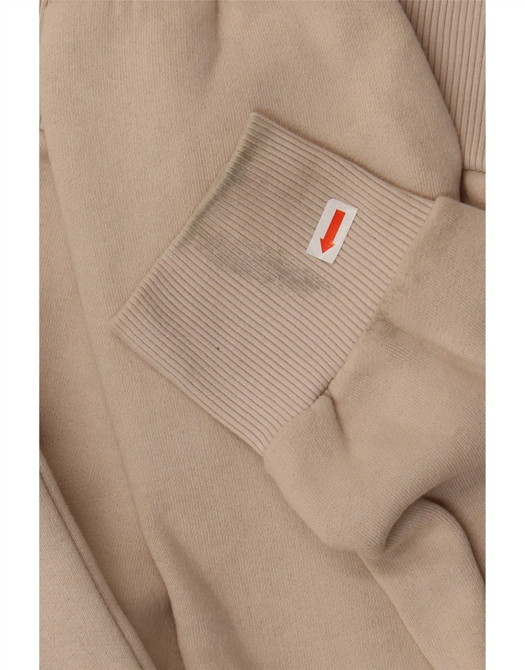 SUPERDRY Damen-Pullover mit grafischem Kapuzenpullover, Gr. 8, Beige, Baumwolle