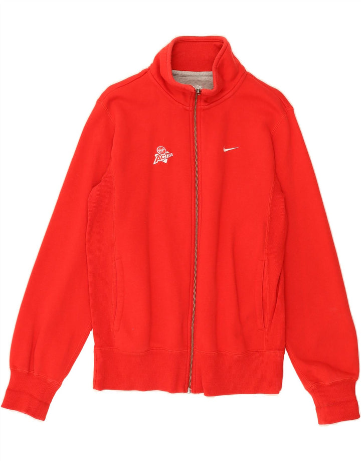 NIKE Mens Tracksuit Top Jacket Small Red Cotton Vintage Nike and Second-Hand Nike from Messina Hembry 