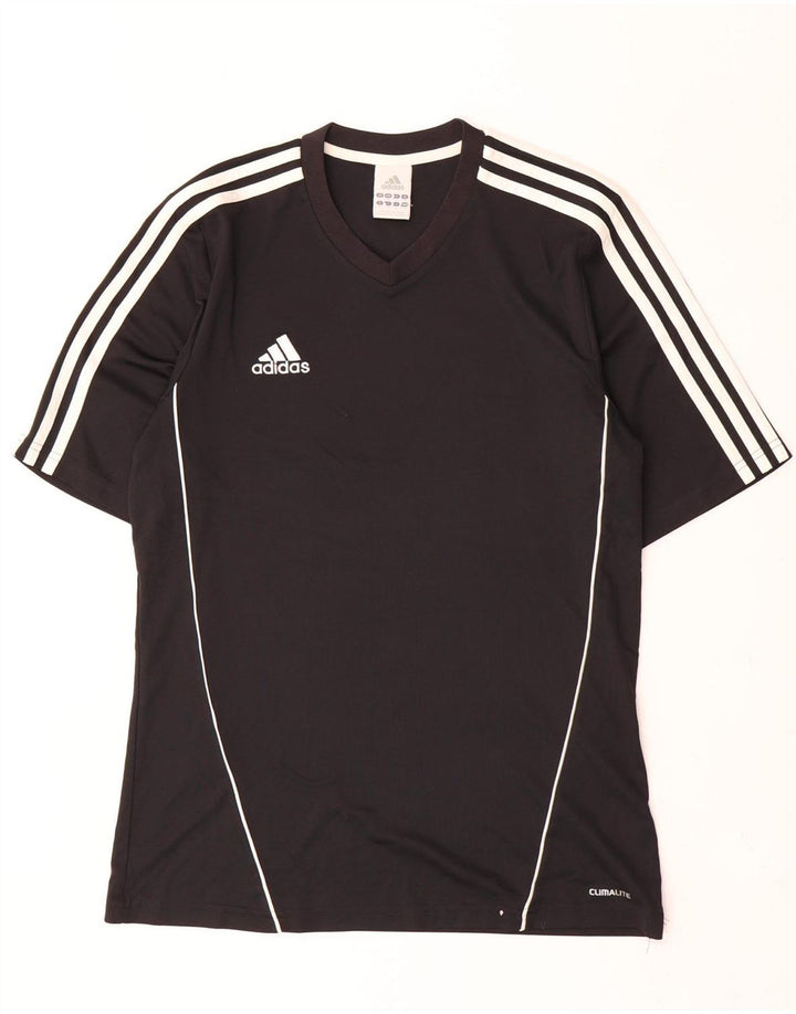 Adidas Herren Climalite T-Shirt Top Medium Schwarz Polyester