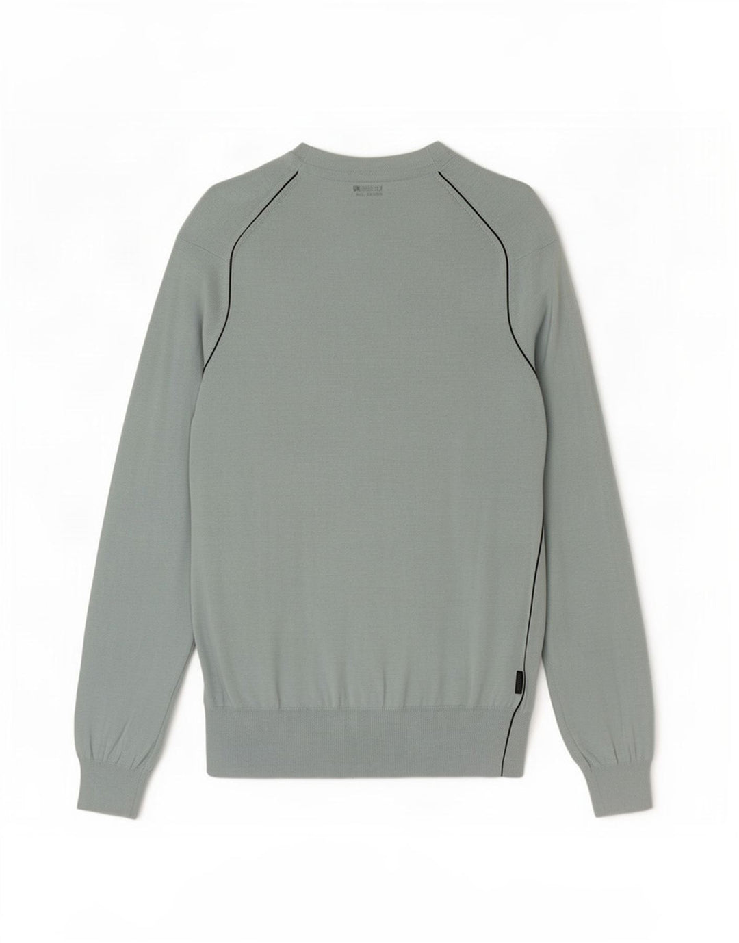 Hugo Boss Herren-Pullover mit Rundhalsausschnitt, Mittelblau