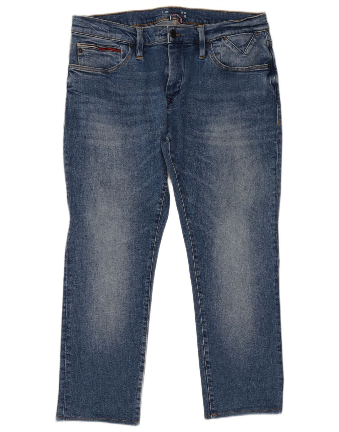 Tommy Hilfiger Herren Scanton Slim Jeans W36 L32 Blau