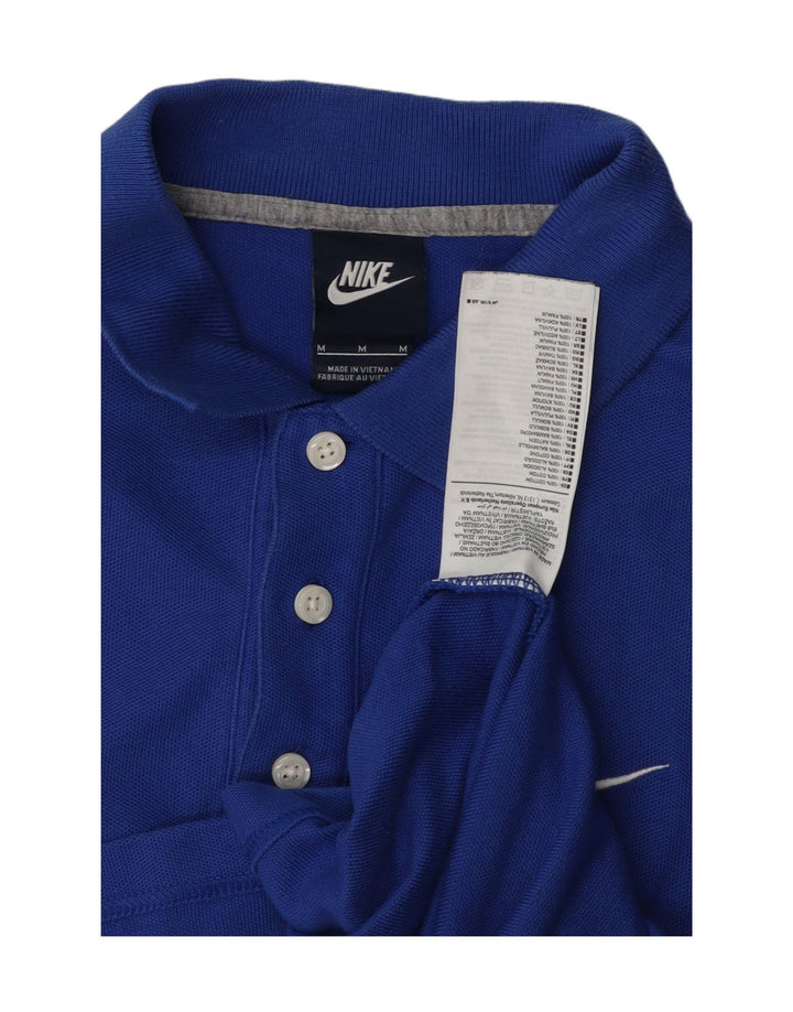 NIKE Mens Polo Shirt Medium Blue Cotton Vintage Nike and Second-Hand Nike from Messina Hembry 